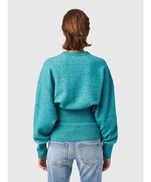 DIESEL（ディーゼル）の「レディース ニット リラックスフィット ボリュームリブ ドロップショルダー（ニット/セーター・レディース・レッド/ブルー・X-SMALL/LARGE/MEDIUM/SMALL）」の8枚目の写真