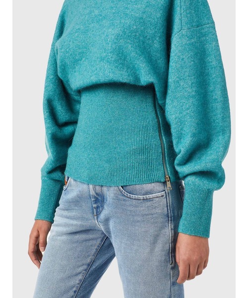 DIESEL（ディーゼル）の「レディース ニット リラックスフィット ボリュームリブ ドロップショルダー（ニット/セーター・レディース・レッド/ブルー・X-SMALL/LARGE/MEDIUM/SMALL）」の4枚目の写真