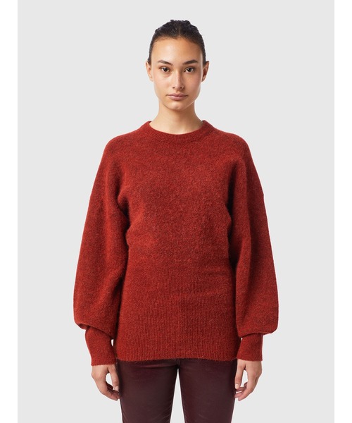 DIESEL（ディーゼル）の「レディース ニット リラックスフィット ボリュームリブ ドロップショルダー（ニット/セーター・レディース・レッド/ブルー・X-SMALL/LARGE/MEDIUM/SMALL）」の9枚目の写真
