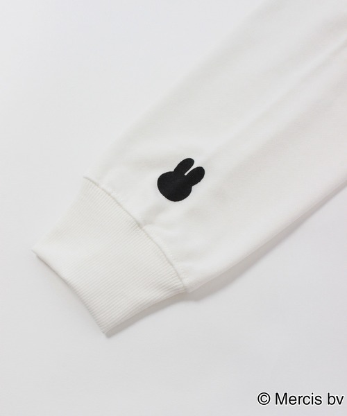 Miffy（ ミッフィー）の「【OUTDOOR PRODUCTS】【MIFFY/ミッフィー】 裏毛スウェット トレーナー（スウェット・メンズ・スミクロ/オリーブ/ピンク/ベージュ系その他/ブルー/ベージュ/その他1/オフホワイト/ホワイト系その他・MEDIUM/X-LARGE/LARGE）」の15枚目の写真