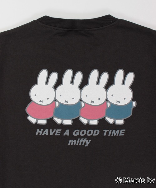 Miffy（ ミッフィー）の「【OUTDOOR PRODUCTS】【MIFFY/ミッフィー】 裏毛スウェット トレーナー（スウェット・メンズ・スミクロ/オリーブ/ピンク/ベージュ系その他/ブルー/ベージュ/その他1/オフホワイト/ホワイト系その他・MEDIUM/X-LARGE/LARGE）」の20枚目の写真