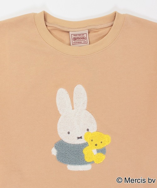 Miffy（ ミッフィー）の「【OUTDOOR PRODUCTS】【MIFFY/ミッフィー】 裏毛スウェット トレーナー（スウェット・メンズ・スミクロ/オリーブ/ピンク/ベージュ系その他/ブルー/ベージュ/その他1/オフホワイト/ホワイト系その他・MEDIUM/X-LARGE/LARGE）」の21枚目の写真