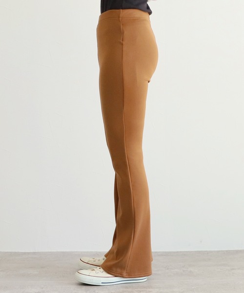 reca(レカ)の「裏起毛スリット入りフレアパンツ(その他パンツ・レディース・グレー系その他/モカ/ブラック/チャコールグレー/キャメル/パープル系その他・FREE)」の22枚目の写真