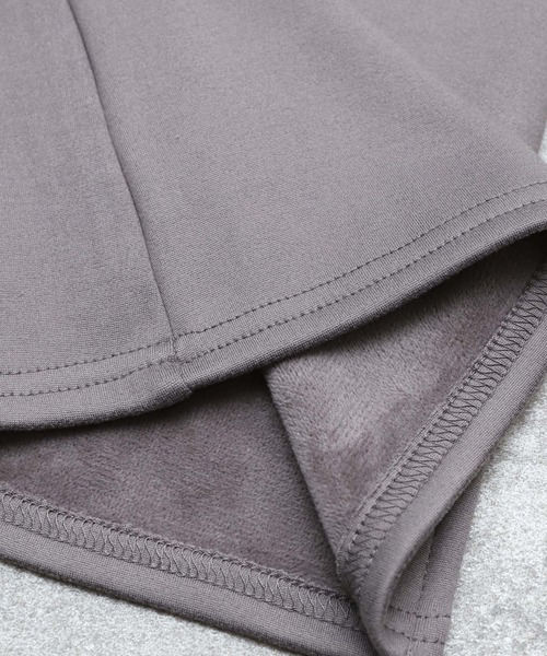 reca(レカ)の「裏起毛スリット入りフレアパンツ(その他パンツ・レディース・グレー系その他/モカ/ブラック/チャコールグレー/キャメル/パープル系その他・FREE)」の9枚目の写真