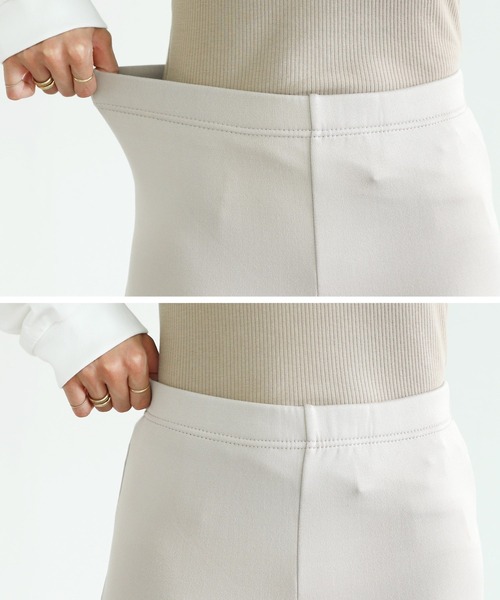 reca(レカ)の「裏起毛スリット入りフレアパンツ(その他パンツ・レディース・グレー系その他/モカ/ブラック/チャコールグレー/キャメル/パープル系その他・FREE)」の13枚目の写真