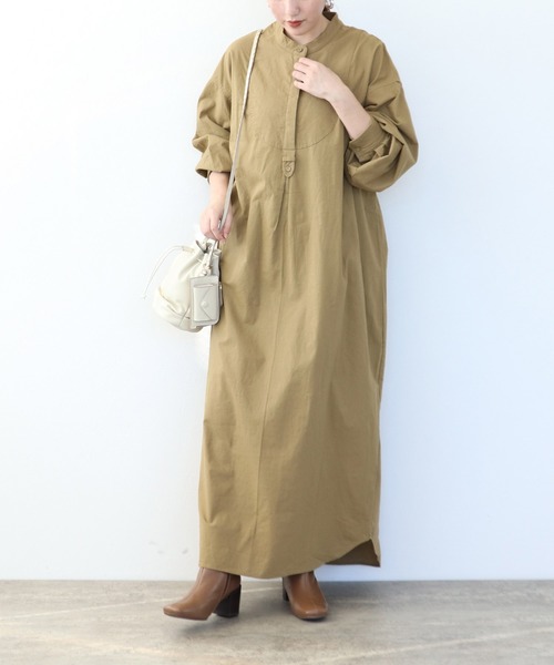 誕生日プレゼント セール Agawd アガウド バンドカラーパフスリーブシャツワンピース シャツワンピース Tite In The Store ティテ インザ ストア のファッション 圧倒的高評価レビュー4 5 Arenatheatre Net