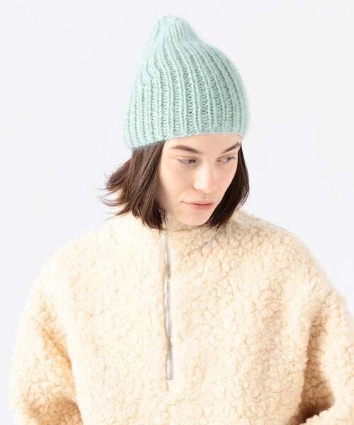 TOMORROWLAND (トゥモローランド)の「KARAKORAM ニットキャップ(ニットキャップ/ビーニー・レディース・ホワイト/ライトブルー/グレー・FREE)」の6枚目の写真