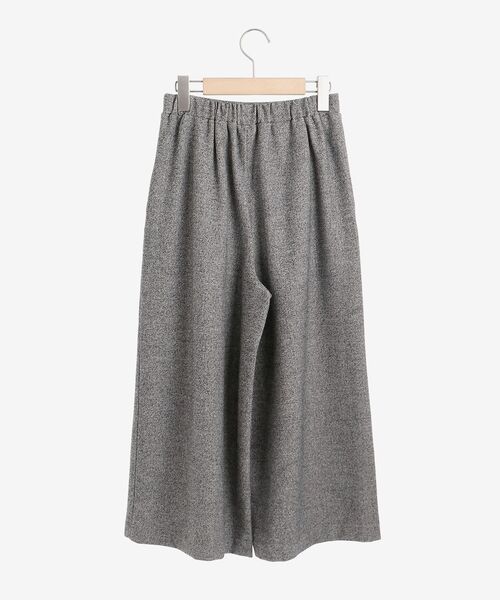 le.coeur blanc（ルクールブラン）の「ツイードライクワイドクロップドパンツ（その他パンツ・レディース・チャコールグレー/ブラック/グレー・38/36）」の9枚目の写真