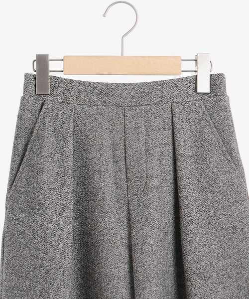 le.coeur blanc（ルクールブラン）の「ツイードライクワイドクロップドパンツ（その他パンツ・レディース・チャコールグレー/ブラック/グレー・38/36）」の8枚目の写真