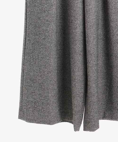 le.coeur blanc（ルクールブラン）の「ツイードライクワイドクロップドパンツ（その他パンツ・レディース・チャコールグレー/ブラック/グレー・38/36）」の6枚目の写真
