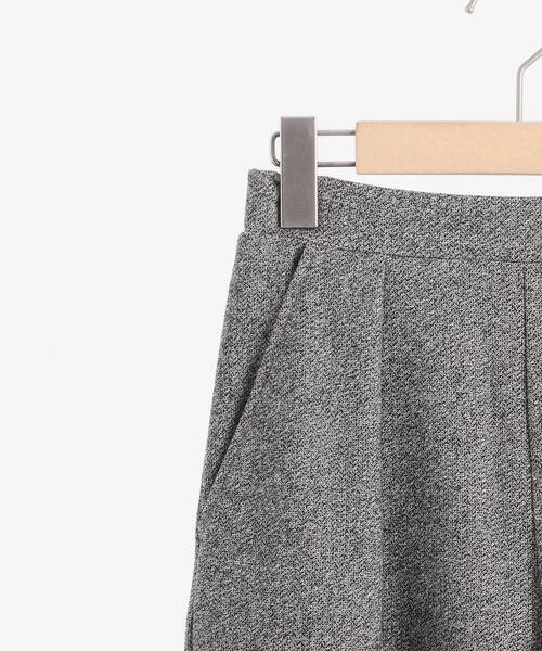 le.coeur blanc（ルクールブラン）の「ツイードライクワイドクロップドパンツ（その他パンツ・レディース・チャコールグレー/ブラック/グレー・38/36）」の5枚目の写真