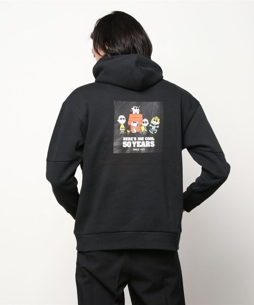 PEANUTS（ピーナッツ）の「ピーナッツ  長袖ヘビーウェイトBIGTシャツ（パーカー・メンズ・ブラウン/ブラック・3L/L/S/LL/M）」の5枚目の写真