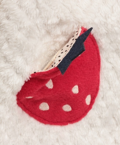 baby cheer（ベイビーチアー）の「いちごベスト（ベスト・キッズ・キナリ・70-90cm）」の5枚目の写真