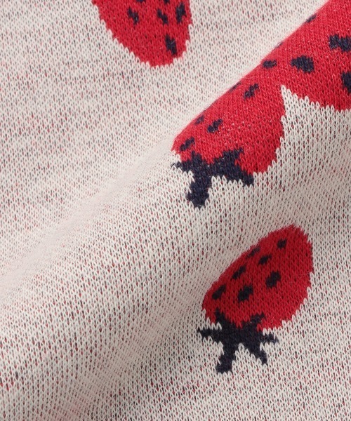 baby cheer（ベイビーチアー）の「いちごベスト（ベスト・キッズ・キナリ・70-90cm）」の7枚目の写真