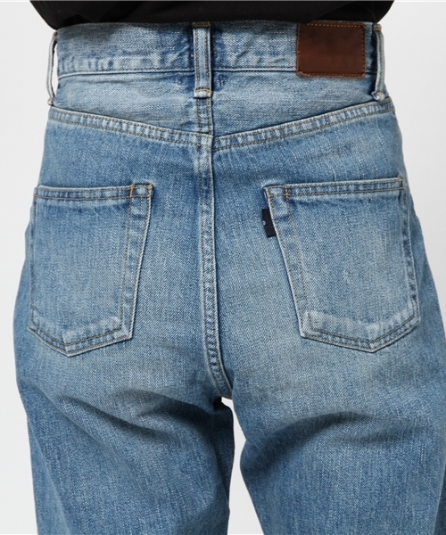 SEA(シー)の「VINTAGE 875H ハイライズスリムクラッシュオリジナルセルヴィッチデニムパンツ(デニムパンツ・レディース・ブルー/ライトブルー/ワンウォッシュ/ノンウォッシュ・27/24/25/26)」の19枚目の写真