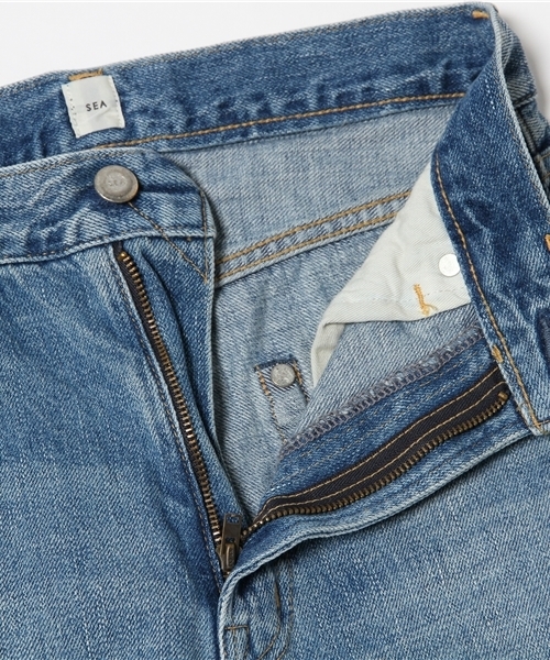 SEA(シー)の「VINTAGE 875H ハイライズスリムクラッシュオリジナルセルヴィッチデニムパンツ(デニムパンツ・レディース・ブルー/ライトブルー/ワンウォッシュ/ノンウォッシュ・27/24/25/26)」の22枚目の写真