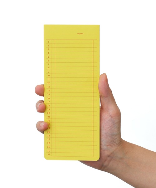Penco(ペンコ)の「Penco ペンコ スティッキーメモパッド マンスリー 月間 カレンダー ふせん(手帳/メモ帳・レディース・ピンク/イエロー/ホワイト・FREE)」の2枚目の写真