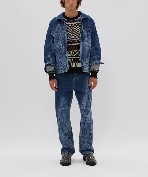 MSGM(エムエスジーエム)の「マウンテンデニムジャケット(デニムジャケット・メンズ・インディゴブルー・46/48)」の2枚目の写真