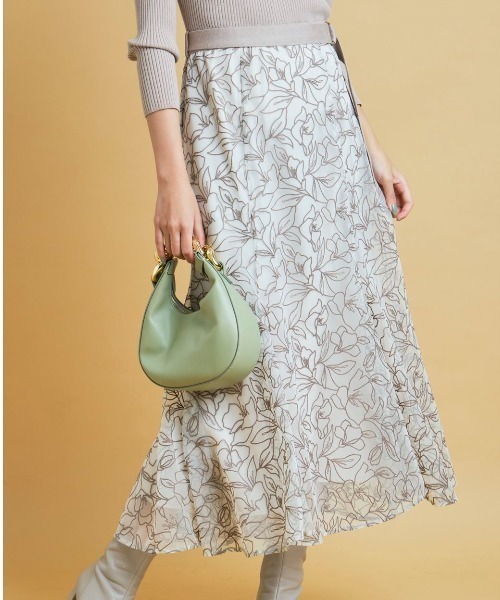 JUSGLITTY（ジャスグリッティー）の「エアリー刺繍スカートドッキング