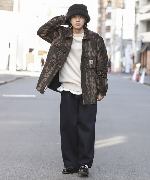 Carhartt（カーハート）の「『WEB/一部店舗限定』CARHARTT WHITSOME SHIRTS JACKET（ミリタリージャケット・メンズ・カモフラージュ・MEDIUM/LARGE）」の6枚目の写真