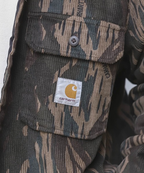 Carhartt（カーハート）の「『WEB/一部店舗限定』CARHARTT WHITSOME SHIRTS JACKET（ミリタリージャケット・メンズ・カモフラージュ・MEDIUM/LARGE）」の3枚目の写真