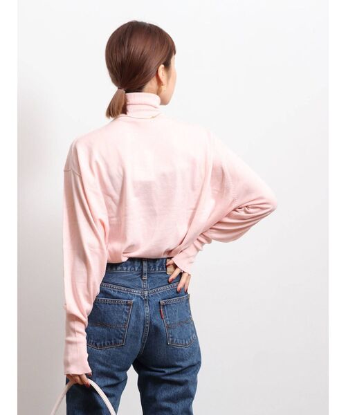 Ungrid(アングリッド)の「ウォッシャブルタートルワイドニット(ニット/セーター・レディース・ヘザーグレー/ブラック/ピンク・FREE)」の10枚目の写真