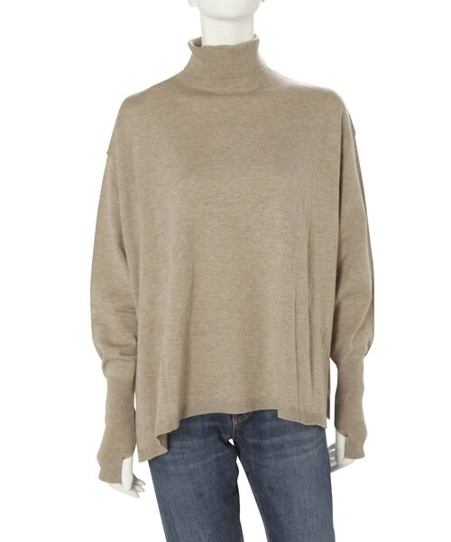 Ungrid(アングリッド)の「ウォッシャブルタートルワイドニット(ニット/セーター・レディース・ヘザーグレー/ブラック/ピンク・FREE)」の9枚目の写真