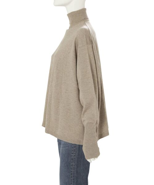 Ungrid(アングリッド)の「ウォッシャブルタートルワイドニット(ニット/セーター・レディース・ヘザーグレー/ブラック/ピンク・FREE)」の14枚目の写真