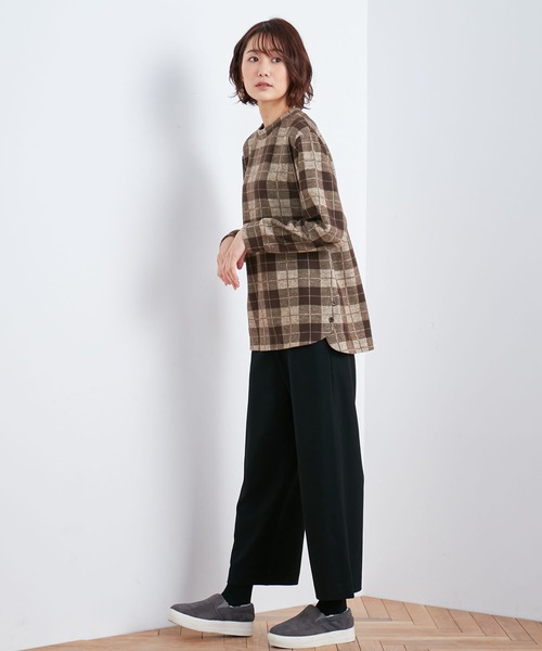 DECOY SINCE 1981(デコイシンスイチキュウハチイチ)の「裏起毛ワイドパンツ(その他パンツ・レディース・ブラック/ブラウン・70/64/67)」の3枚目の写真