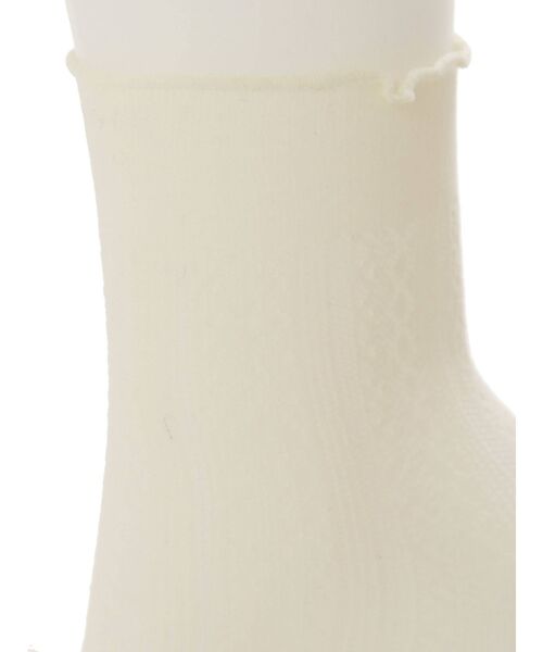 EATME（イートミー）の「レース編みソックス（ソックス/靴下・レディース・オフホワイト/ブラック・FREE）」の11枚目の写真