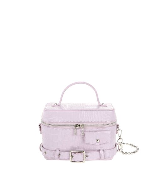 jouetie（ジュエティ）の「ライダースバニティ BAG（ショルダーバッグ・レディース・ブラック/アイボリー/ラベンダー・FREE）」の3枚目の写真