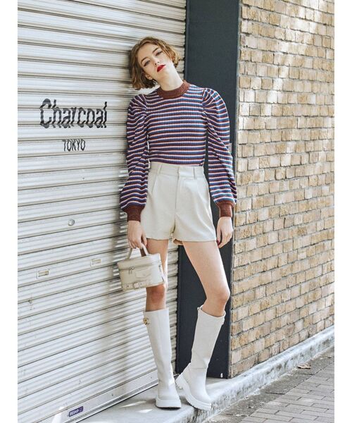 jouetie（ジュエティ）の「ライダースバニティ BAG（ショルダーバッグ・レディース・ブラック/アイボリー/ラベンダー・FREE）」の12枚目の写真