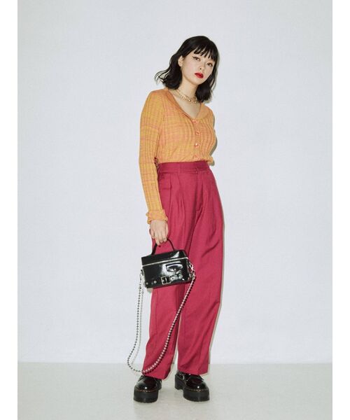 jouetie（ジュエティ）の「ライダースバニティ BAG（ショルダーバッグ・レディース・ブラック/アイボリー/ラベンダー・FREE）」の10枚目の写真