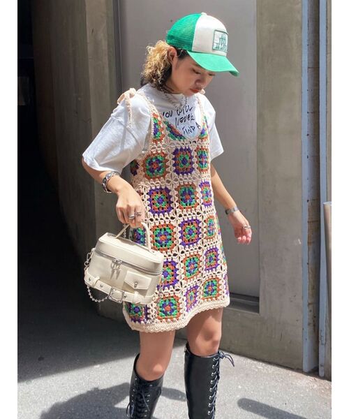 jouetie（ジュエティ）の「ライダースバニティ BAG（ショルダーバッグ・レディース・ブラック/アイボリー/ラベンダー・FREE）」の14枚目の写真