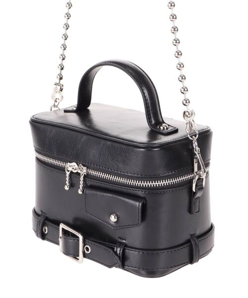 jouetie（ジュエティ）の「ライダースバニティ BAG（ショルダーバッグ・レディース・ブラック/アイボリー/ラベンダー・FREE）」の9枚目の写真