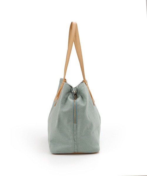 COLDE （コルデ）の「キャンバスボストンバッグ（ボストンバッグ・レディース・チャコールグレー/ベージュ/アイボリー/ミント・FREE）」の11枚目の写真