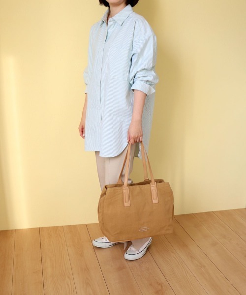 COLDE （コルデ）の「キャンバスボストンバッグ（ボストンバッグ・レディース・チャコールグレー/ベージュ/アイボリー/ミント・FREE）」の20枚目の写真