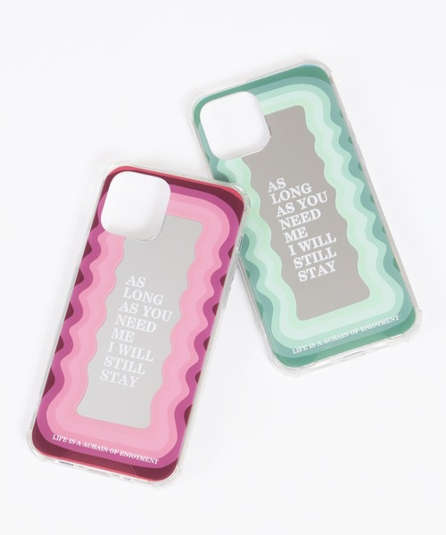 WC（ダブル シー）の「ウェーブミラーiphoneケース（スマホケース/カバー・レディース・ピンク/グリーン・1/2）」の8枚目の写真