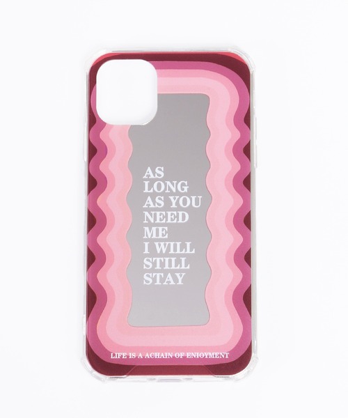 WC（ダブル シー）の「ウェーブミラーiphoneケース（スマホケース/カバー・レディース・ピンク/グリーン・1/2）」の12枚目の写真