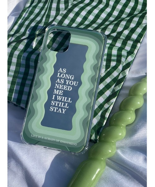 WC（ダブル シー）の「ウェーブミラーiphoneケース（スマホケース/カバー・レディース・ピンク/グリーン・1/2）」の6枚目の写真