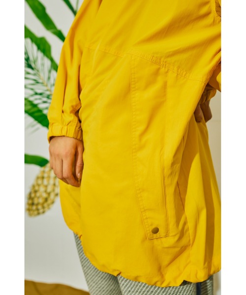 AlexanderLeeChang(アレキサンダーリーチャン)の「AlexanderLeeChang/アレキサンダーリーチャン BIG ANORAK ビッグシルエットアノラック(ナイロンジャケット・メンズ・ブラック/パープル/イエロー・2/3)」の16枚目の写真