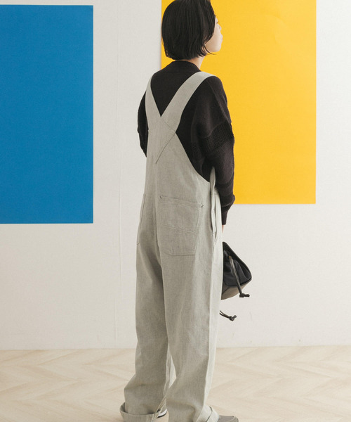 スナップオン サロペット オリーブ 4L FORK&SPOON（フォークアンドスプーン）の「FORK&SPOON アップサイクル