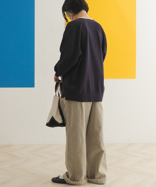 FORK&SPOON（フォークアンドスプーン）の「FORK&SPOON　アップサイクルデニムオーバーオール（サロペット/オーバーオール・レディース・ベージュ/インディゴブルー・ONE）」の20枚目の写真