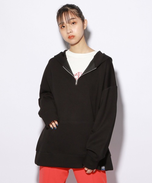 PBLIM（ページボーイリム）の「【PAGEBOYLIM】カラーダンボールパーカー（パーカー・レディース・ブルー/ブラック/グリーン・LARGE/MEDIUM）」の5枚目の写真