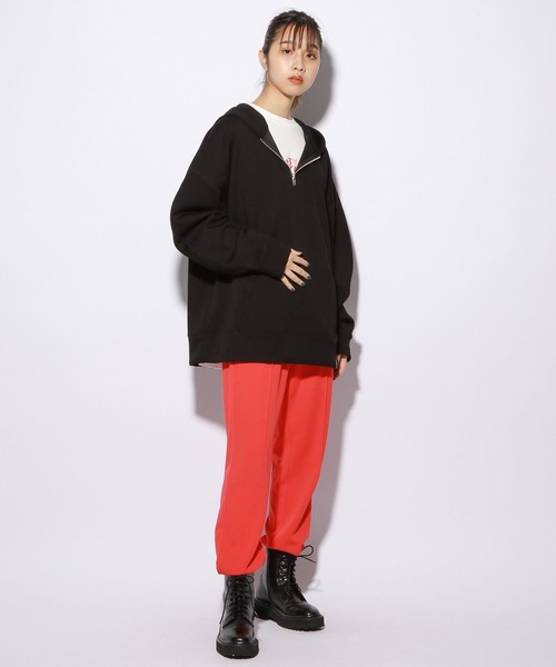 PBLIM（ページボーイリム）の「【PAGEBOYLIM】カラーダンボールパーカー（パーカー・レディース・ブルー/ブラック/グリーン・LARGE/MEDIUM）」の9枚目の写真