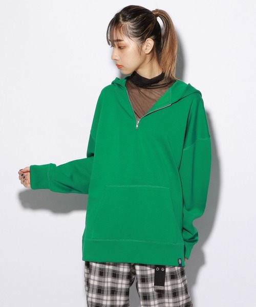 PBLIM（ページボーイリム）の「【PAGEBOYLIM】カラーダンボールパーカー（パーカー・レディース・ブルー/ブラック/グリーン・LARGE/MEDIUM）」の12枚目の写真