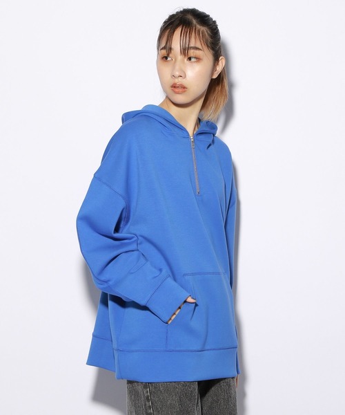 PBLIM（ページボーイリム）の「【PAGEBOYLIM】カラーダンボールパーカー（パーカー・レディース・ブルー/ブラック/グリーン・LARGE/MEDIUM）」の16枚目の写真