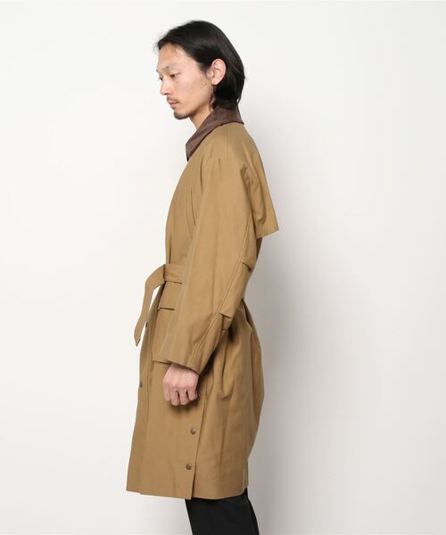 MR.GENTLEMAN（ミスタージェントルマン）の「CORDUROY COLLAR HUNTING COAT（その他アウター・メンズ・ブラウン/カーキ・SMALL/MEDIUM）」の8枚目の写真