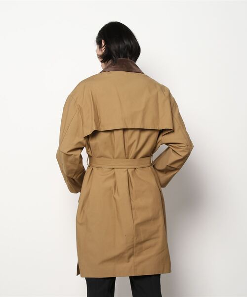 MR.GENTLEMAN（ミスタージェントルマン）の「CORDUROY COLLAR HUNTING COAT（その他アウター・メンズ・ブラウン/カーキ・SMALL/MEDIUM）」の4枚目の写真