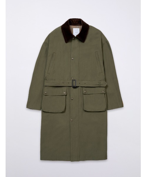 MR.GENTLEMAN（ミスタージェントルマン）の「CORDUROY COLLAR HUNTING COAT（その他アウター・メンズ・ブラウン/カーキ・SMALL/MEDIUM）」の2枚目の写真